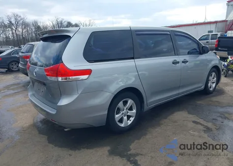 2014 Toyota Sienna L V6 7 Passenger z USA, uszkodzony, nr VIN 5TDZK3DC4ES443621